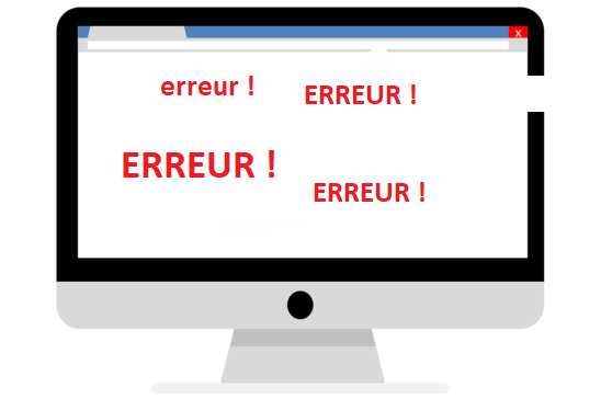 ecommerce erreurs
